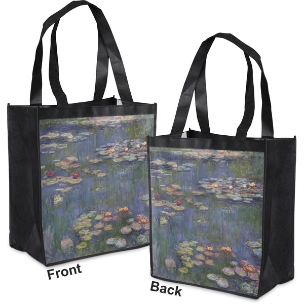 Water Lilies by Claude Monet Grocery Bag - Apvl