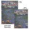 Water Lilies by Claude Monet Hard Cover Journal - Compare