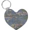 Water Lilies by Claude Monet Heart Keychain (Personalized)