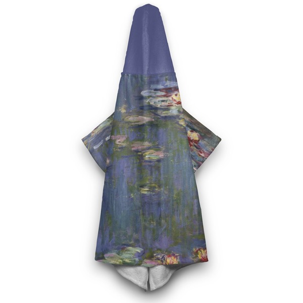 Water Lilies by Claude Monet Hooded Towel - Hanging