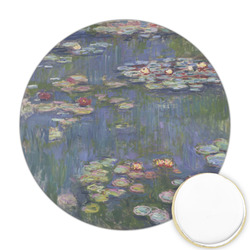 Water Lilies by Claude Monet Printed Cookie Topper - Round