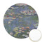 Water Lilies by Claude Monet Printed Cookie Topper - Round