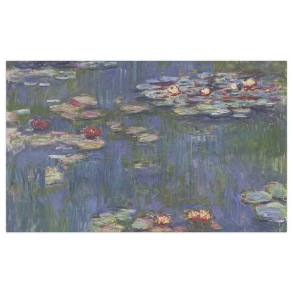 Water Lilies by Claude Monet Indoor / Outdoor Rug - 3'x5' - Front Flat
