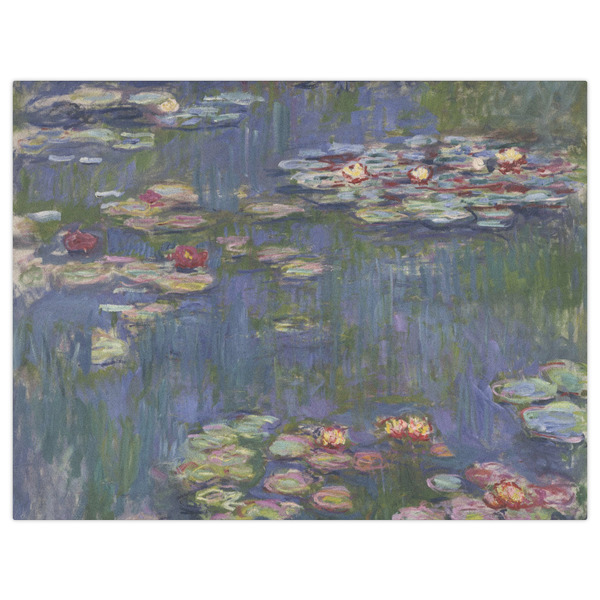 Water Lilies by Claude Monet Indoor / Outdoor Rug - 6'x8' - Front Flat