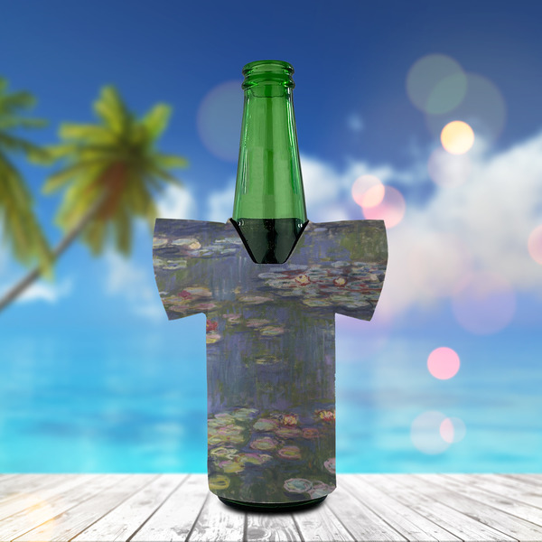 Water Lilies by Claude Monet Jersey Bottle Cooler - LIFESTYLE