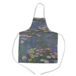 Water Lilies by Claude Monet Kid's Apron - Medium