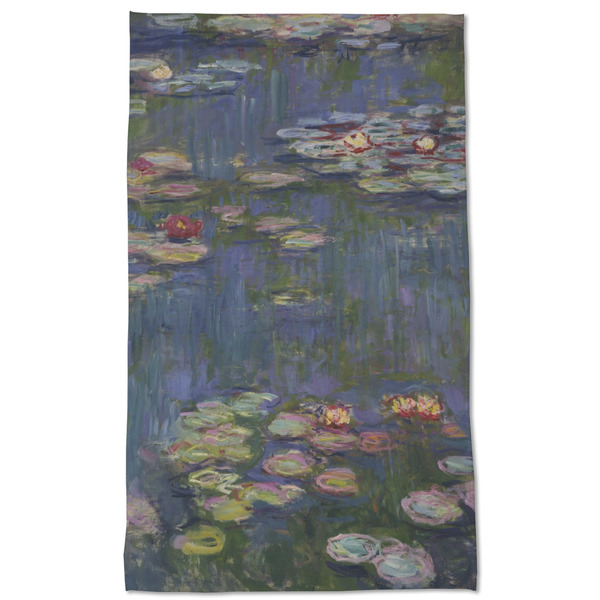 Water Lilies by Claude Monet Kitchen Towel - Poly Cotton - Full Front