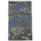 Water Lilies by Claude Monet Kitchen Towel - Poly Cotton - Full Front