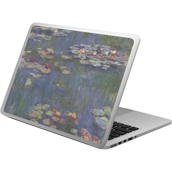 Custom Water Lilies by Claude Monet Laptop Skin - Custom Sized