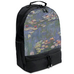 Water Lilies by Claude Monet Backpacks - Black