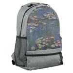 Water Lilies by Claude Monet Backpack - Grey