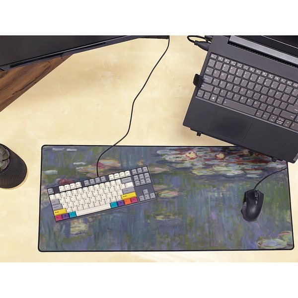 Water Lilies by Claude Monet Large Gaming Mats - LIFESTYLE