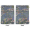 Water Lilies by Claude Monet Large Laundry Bag - Front & Back View