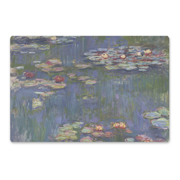 Custom Water Lilies by Claude Monet Large Rectangle Car Magnet