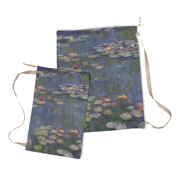 Water Lilies by Claude Monet Laundry Bag - Both Bags