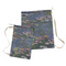 Water Lilies by Claude Monet Laundry Bag - Both Bags