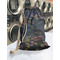 Water Lilies by Claude Monet Laundry Bag in Laundromat