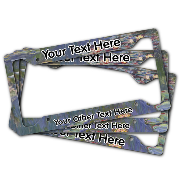 Water Lilies by Claude Monet License Plate Frames - (PARENT MAIN)
