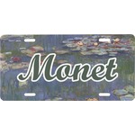 Water Lilies by Claude Monet Front License Plate