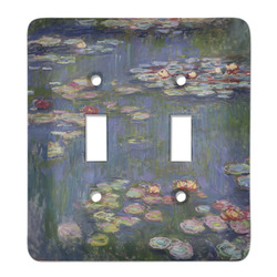 Water Lilies by Claude Monet Light Switch Cover (2 Toggle Plate)