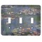 Water Lilies by Claude Monet Light Switch Cover (3 Toggle Plate)