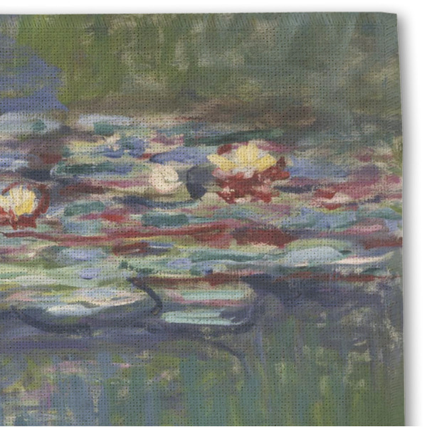 Water Lilies by Claude Monet Linen Placemat - DETAIL