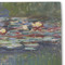 Water Lilies by Claude Monet Linen Placemat - DETAIL