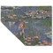 Water Lilies by Claude Monet Linen Placemat - Folded Corner (double side)
