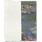 Water Lilies by Claude Monet Linen Placemat - Folded Half