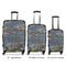 Water Lilies by Claude Monet Luggage Bags all sizes - With Handle