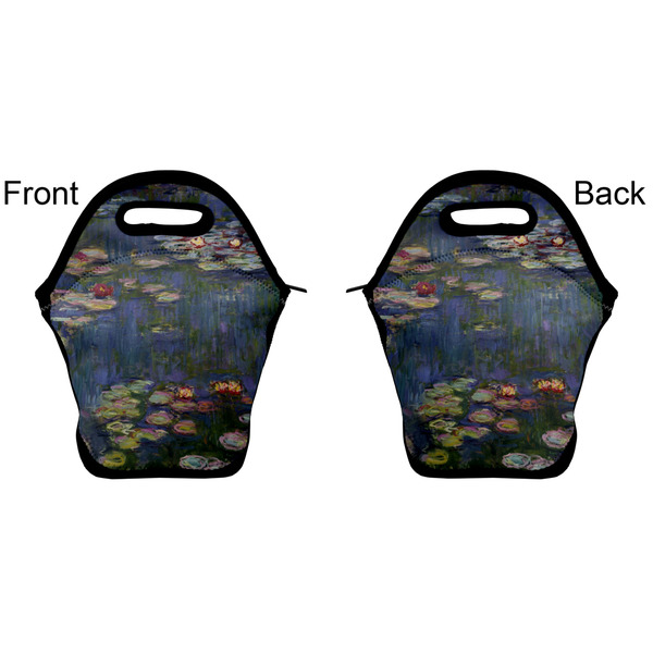 Water Lilies by Claude Monet Lunch Bag - Front and Back