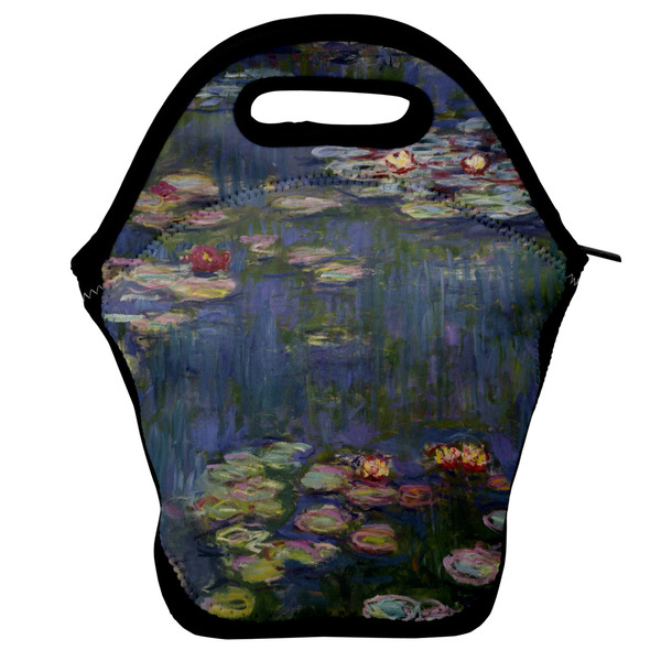 Custom Water Lilies by Claude Monet Lunch Bag
