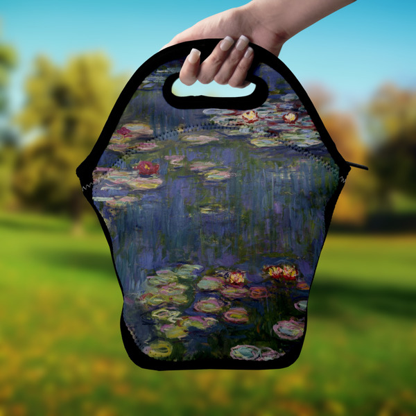 Water Lilies by Claude Monet Lunch Bag - Hand