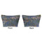 Water Lilies by Claude Monet Makeup Bag (Front and Back)