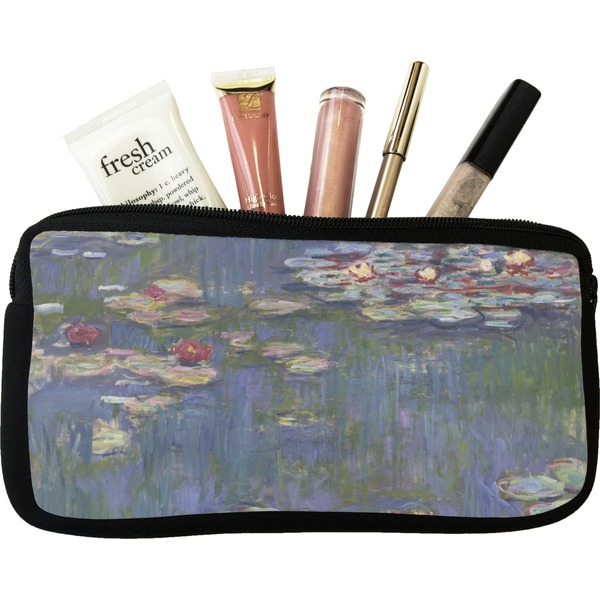 Custom Water Lilies by Claude Monet Makeup / Cosmetic Bag - Small