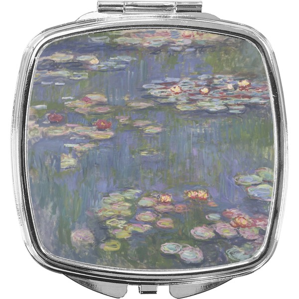 Custom Water Lilies by Claude Monet Compact Makeup Mirror