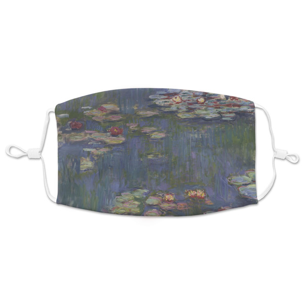 Custom Water Lilies by Claude Monet Adult Cloth Face Mask - XLarge