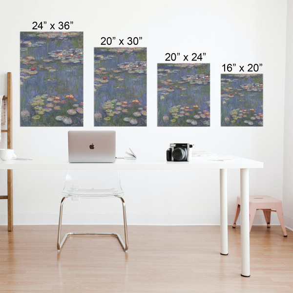 Water Lilies by Claude Monet Matte Poster - Sizes