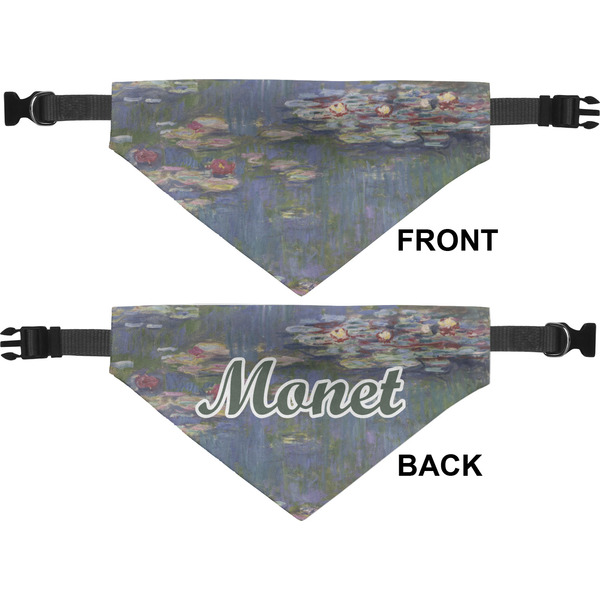 Water Lilies by Claude Monet Medium Dog Bandana Approval