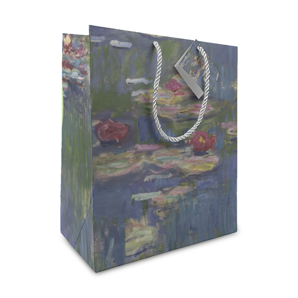 Custom Water Lilies by Claude Monet Medium Gift Bag