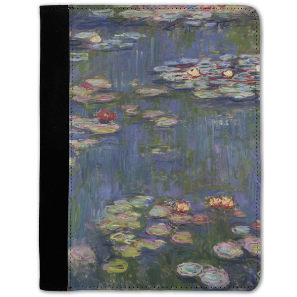 Custom Water Lilies by Claude Monet Notebook Padfolio - Medium