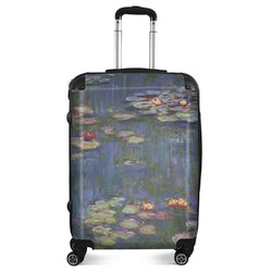 Water Lilies by Claude Monet Suitcase - 24" Medium - Checked