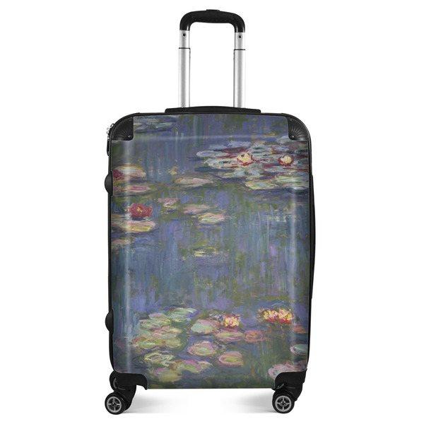 Custom Water Lilies by Claude Monet Suitcase - 24" Medium - Checked