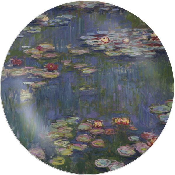 Custom Water Lilies by Claude Monet Melamine Salad Plate - 8"