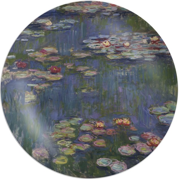 Custom Water Lilies by Claude Monet Melamine Plate