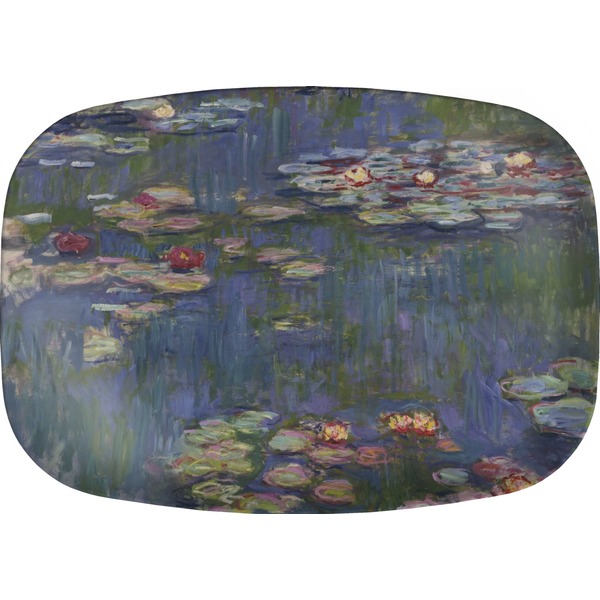 Custom Water Lilies by Claude Monet Melamine Platter