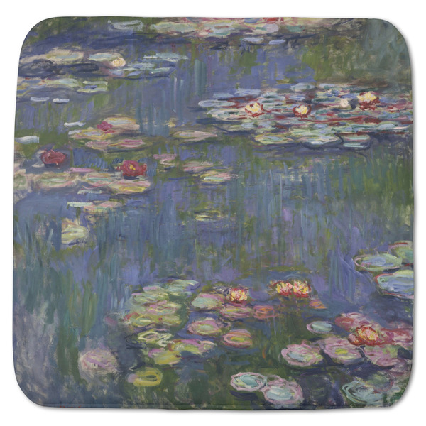 Custom Water Lilies by Claude Monet Memory Foam Bath Mat - 48"x48"