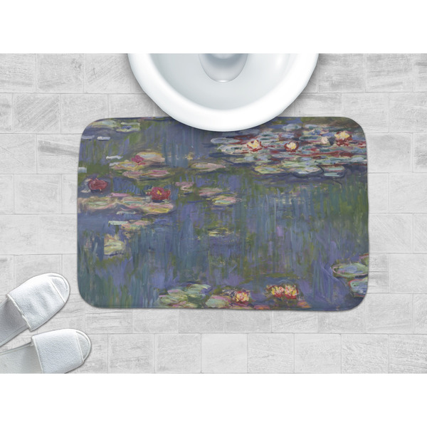 Water Lilies by Claude Monet Memory Foam Bath Mat - LIFESTYLE 34x21