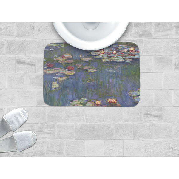 Water Lilies by Claude Monet Memory Foam Bath Mat - LIFESTYLE