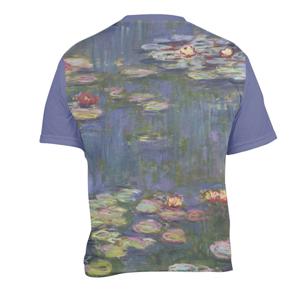 Water Lilies by Claude Monet Men's Crew Neck T Shirt Medium - Back